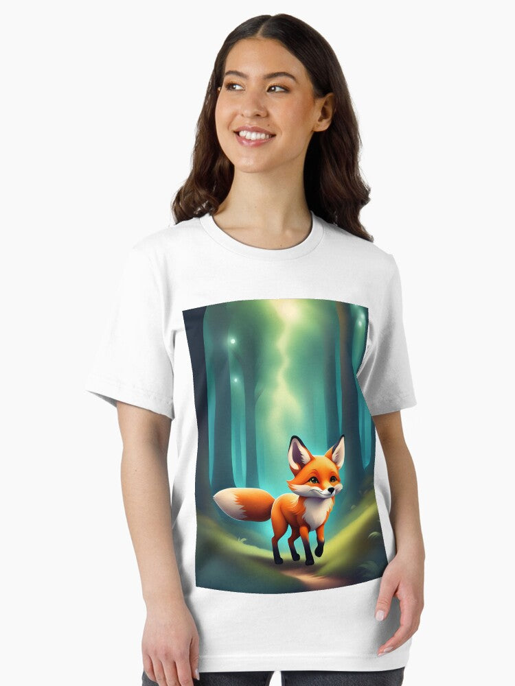 A Cute Fox Exploring the Forest Essential T-Shirt Style004