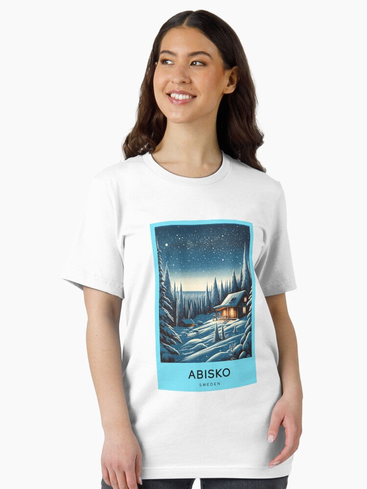Abisko Sweden Digital Art Poster Essential T-Shirt