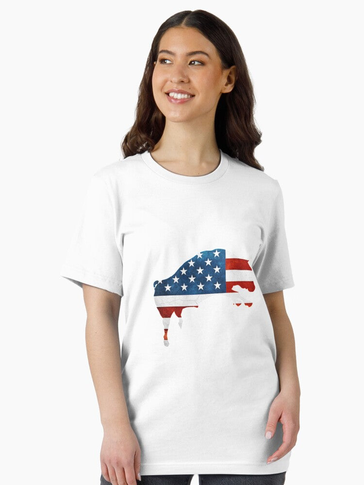 4th of july bull american flag usa Essential T-Shirt Style003