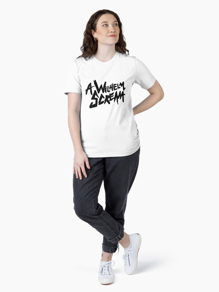 A Wilhelm Scream Black Font Essential T-Shirt