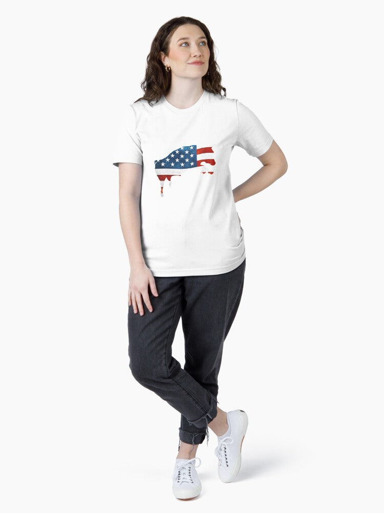 4th of july bull american flag usa Essential T-Shirt Style003