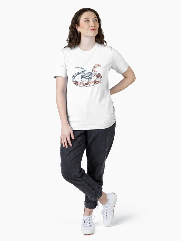 4th of july snake american flag usa Essential T-Shirt Style001