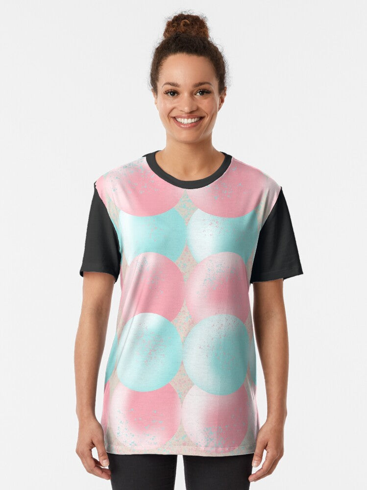 A spherical pattern, powdered sugar balls Graphic T-Shirt