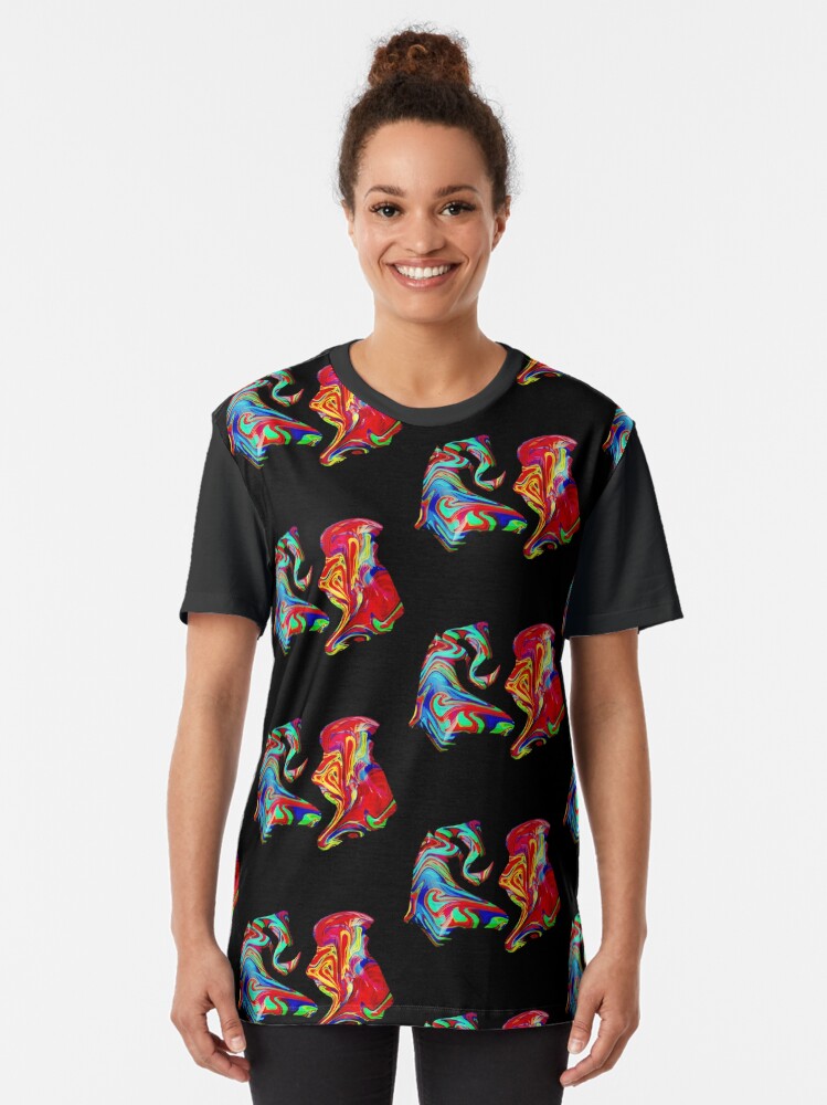 3D abstract Graphic T-Shirt