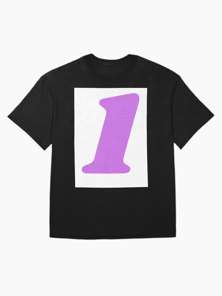1 Number Design Oversized T-Shirt