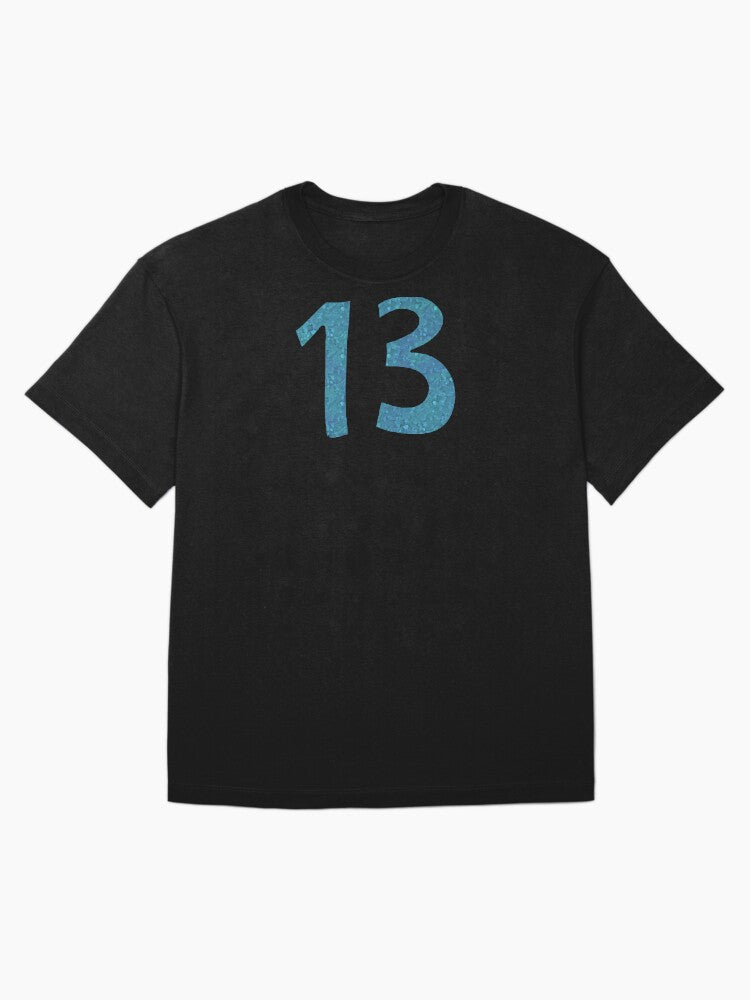 13 blue taylor swift Oversized T-Shirt