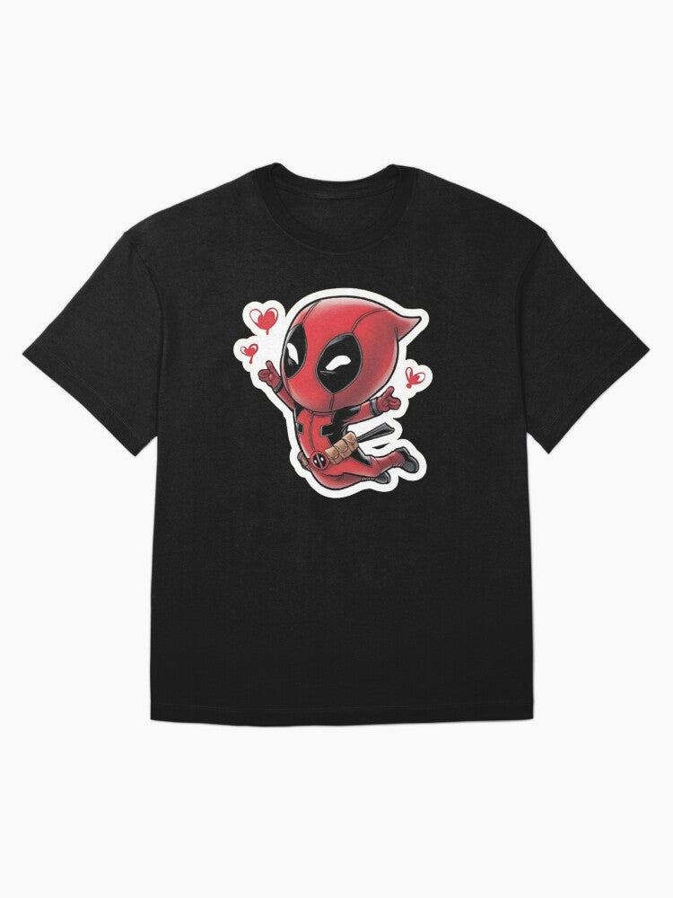 A red superhero Oversized T-Shirt