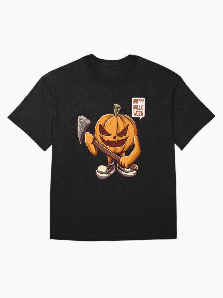 A pumpkin character hold a weapon Oversized T-Shirt
