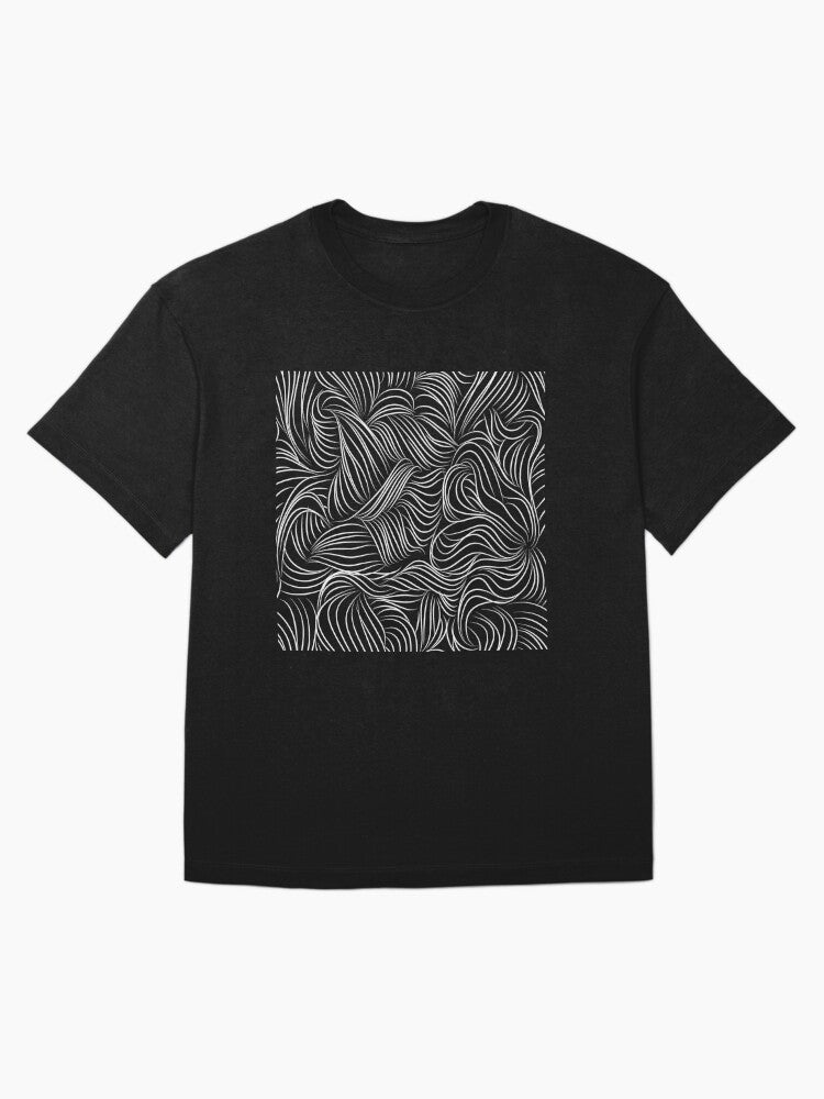 'Yarn' Pattern Oversized T-Shirt