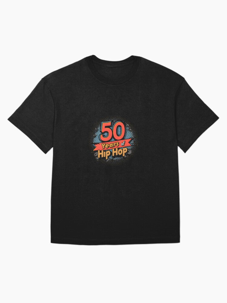 50 Years of Hip Hop music Anniversary t-shirt Oversized T-Shirt