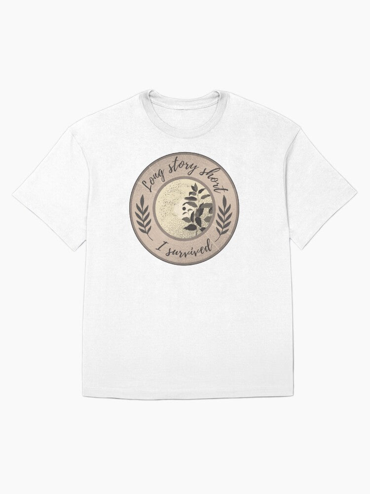 "Long story short i survived" Taylor Swift Evermore Oversized T-Shirt