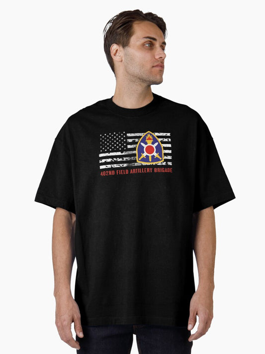 402nd Field Artillery Brigade Oversized T-Shirt