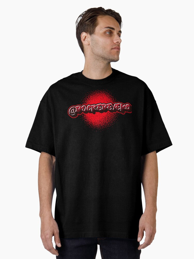 @DocRedEyeKC Spray Paint Oversized T-Shirt