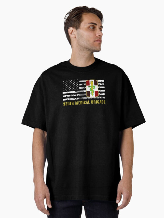 330th Medical Brigade Oversized T-Shirt