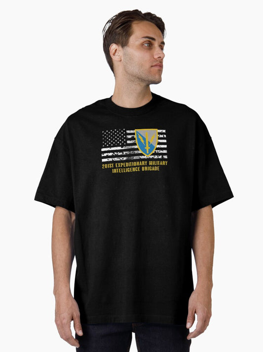 201st Expeditionary Military Intelligence Brigade Oversized T-Shirt
