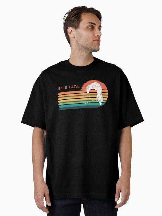 80's Girl Oversized T-Shirt