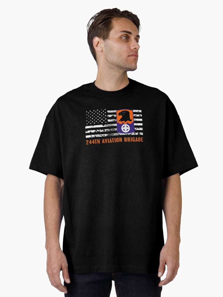 244th Aviation Brigade Oversized T-Shirt