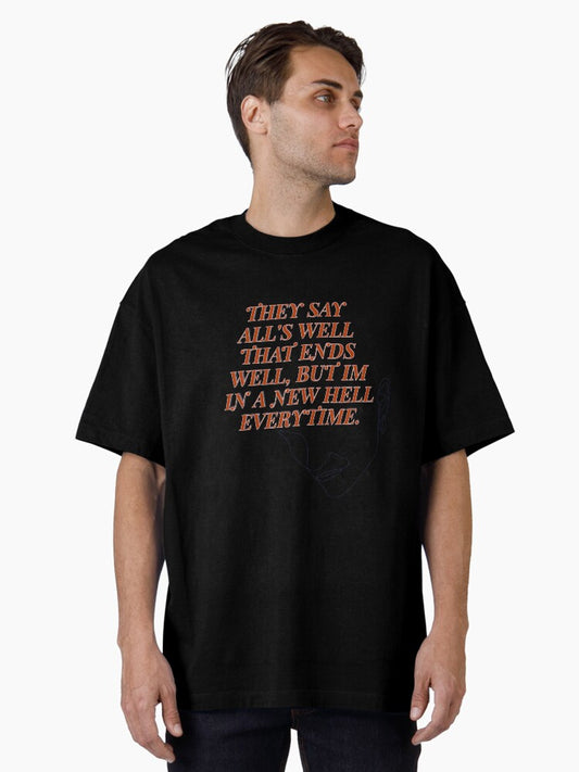 A New Hell. Oversized T-Shirt