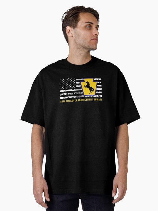 55th Maneuver Enhancement Brigade Oversized T-Shirt