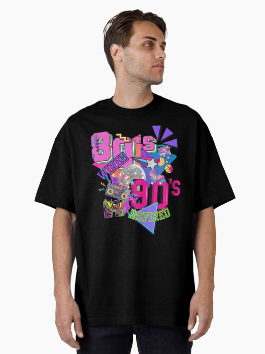 80s Wired, 90s Inspired Oversized T-Shirt