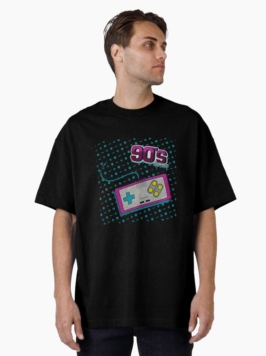90s retro gaming Oversized T-Shirt