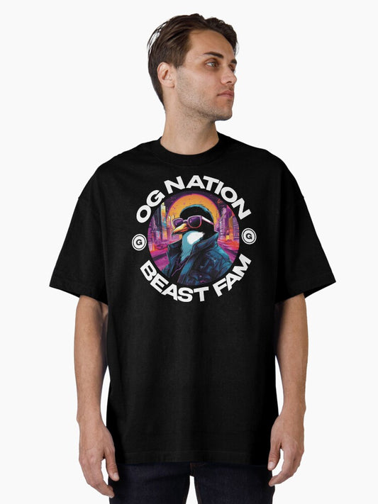 OG Nation, Beast Fam | Anime Streetwear | Hip Hop Fashion, Urban OG Nation, Beast Fam | Anime Streetwear | Hip Hop Fashion, Urban clothing Oversized T-Shirt Style004