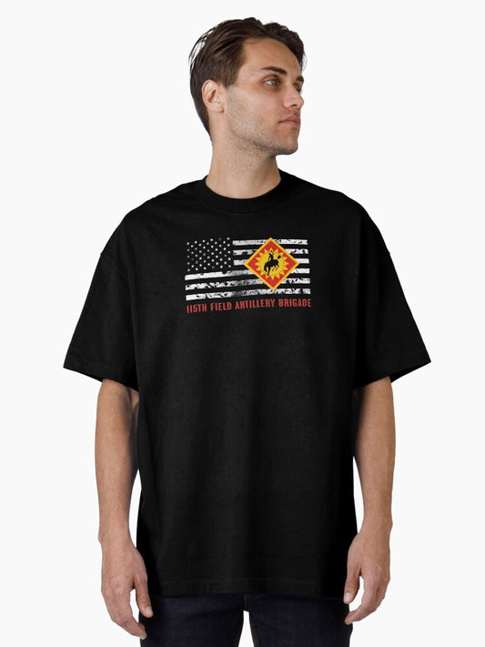 115th Field Artillery Brigade Oversized T-Shirt