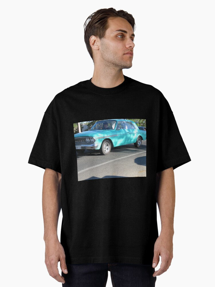 a blue clasic Oversized T-Shirt