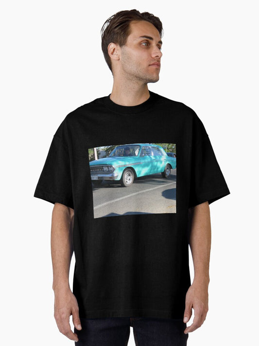 a blue clasic Oversized T-Shirt