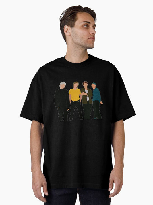 5sos 5 Seconds of Summer Calm Outline Oversized T-Shirt