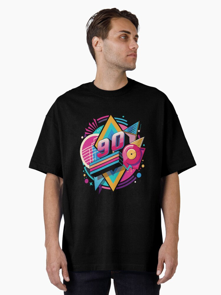 80s 90s Music Vibes Oversized T-Shirt