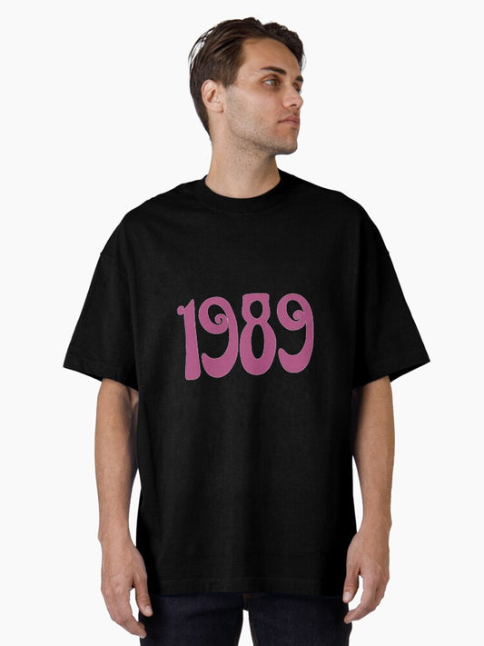 1989 pink taylor Oversized T-Shirt Style001