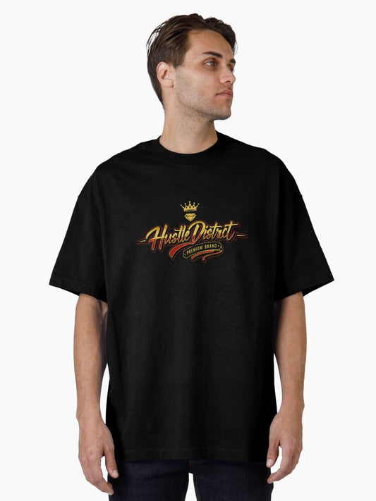 Hustle District Premium Brand Oversized T-Shirt
