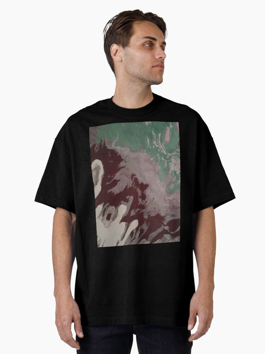 Abstract by Charlotte VanRoss Oversized T-Shirt