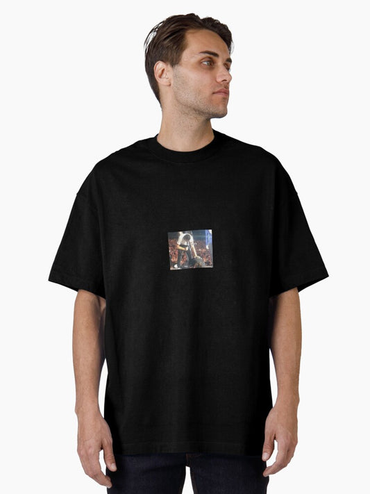 "Are you okay? no." meme Oversized T-Shirt