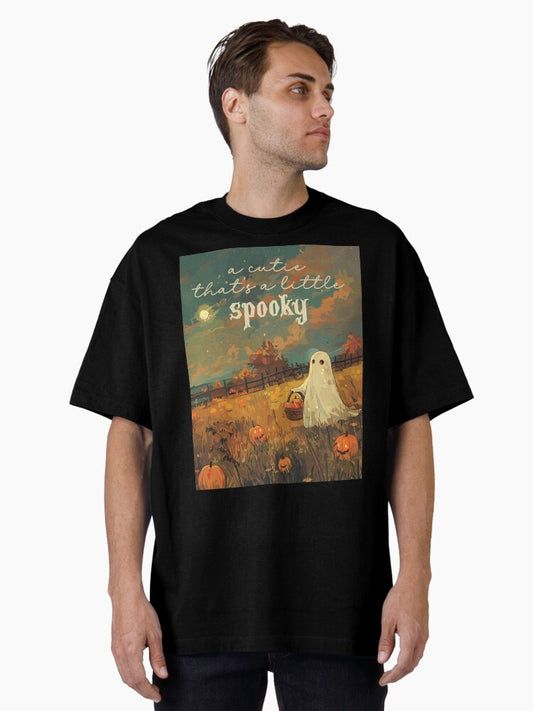 a cutie that's a little spooky Oversized T-Shirt