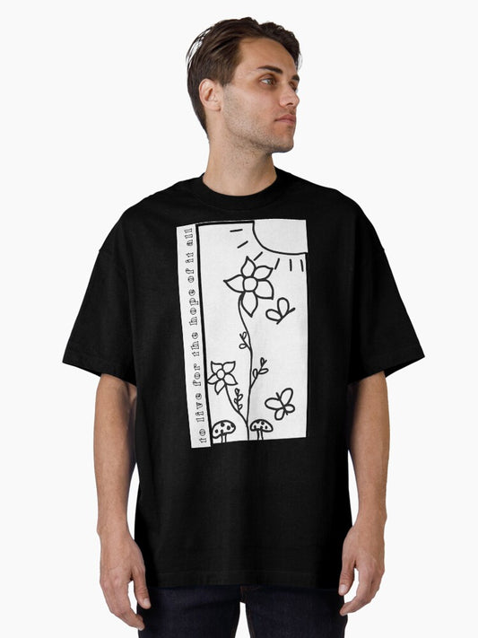 "To Live For The Hope Of It All" Taylor Swift August Lyrics Oversized T-Shirt