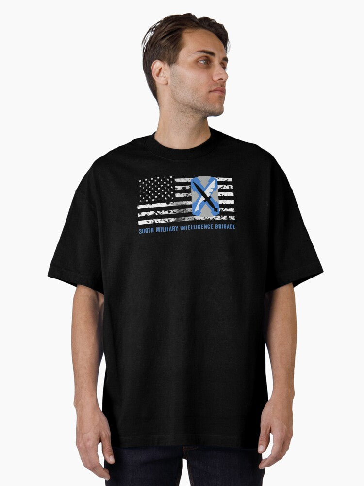 300th Military Intelligence Brigade Oversized T-Shirt