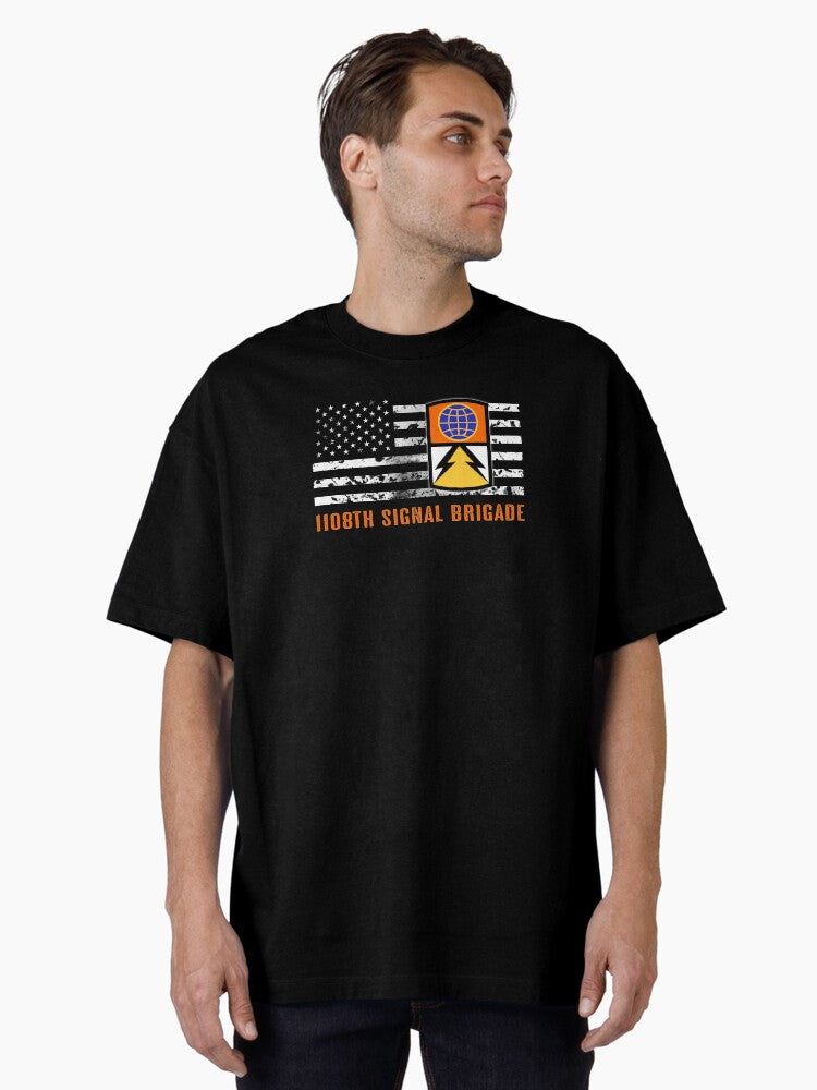 1108th Signal Brigade Oversized T-Shirt