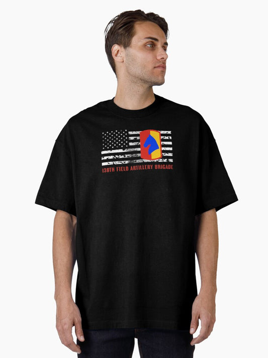 138th Field Artillery Brigade Oversized T-Shirt