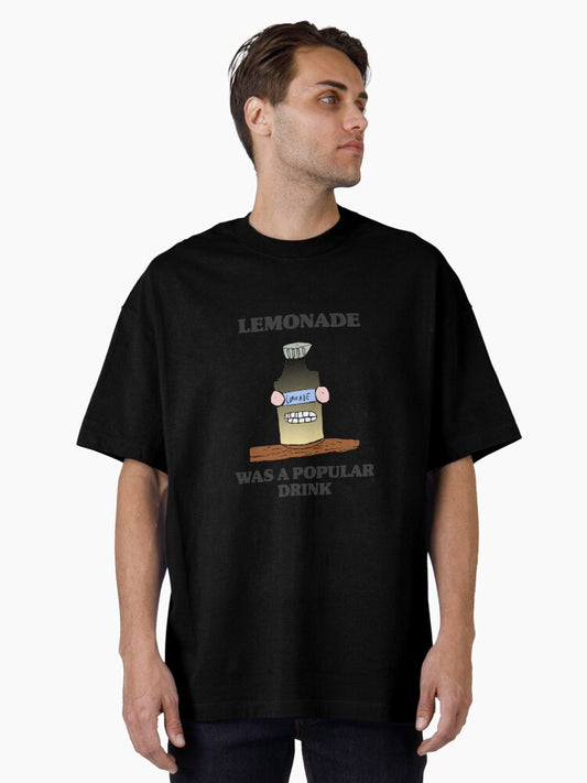 "LEMONADE WAS A POPULAR DRINK" Gang Starr Tribute Oversized T-Shirt