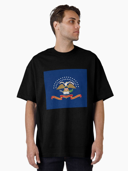 20th Maine Infantry Regimental Flag - Civil War Oversized T-Shirt