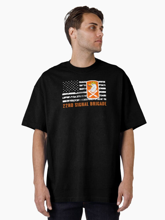 22nd Signal Brigade Oversized T-Shirt