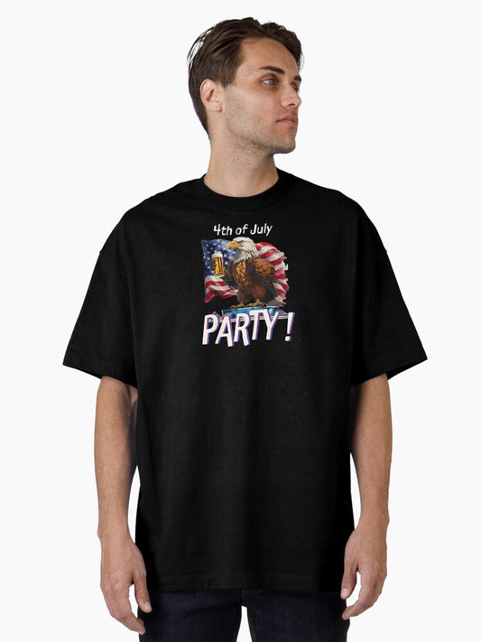 4th of July - party Oversized T-Shirt