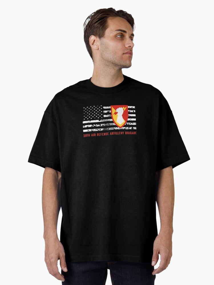38th Air Defense Artillery Brigade Oversized T-Shirt