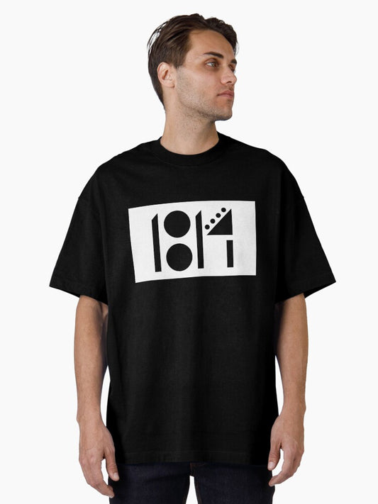 1814 blackout Oversized T-Shirt