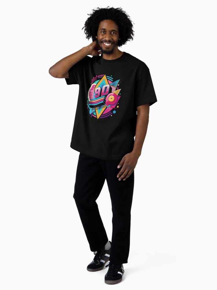 80s 90s Music Vibes Oversized T-Shirt