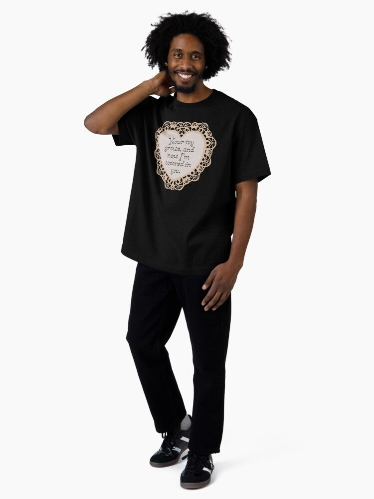 'I'm Covered In You' Valentine Oversized T-Shirt