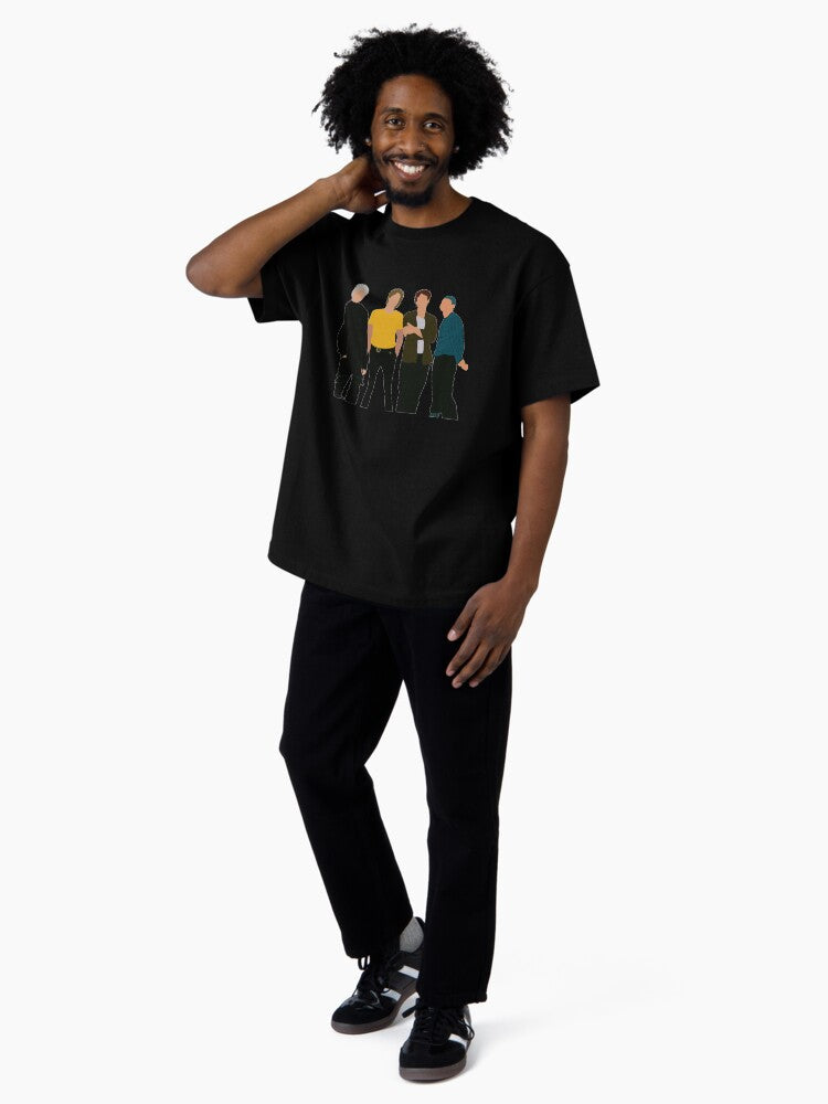 5sos 5 Seconds of Summer Calm Outline Oversized T-Shirt