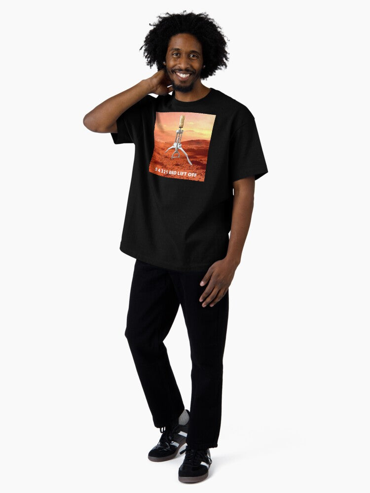 5 4 3 2 1 AND LIFT OFF Oversized T-Shirt